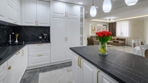 black marble countertops for kitchen