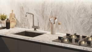 Classic-design-granite-kitchen-backsplash