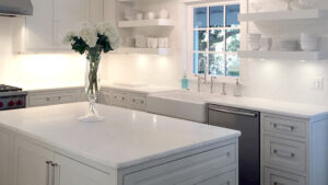 white granite countertop fabricators classic design